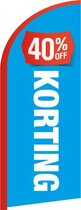 Beachflag - 40% Korting - Vlag + Hengelsysteem - Actievlag.nl