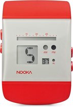 NOOKA design horloge - Zub Zoo - Fire Engine Red