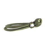 Olive zijden signatuur damesarmband (16 cm)