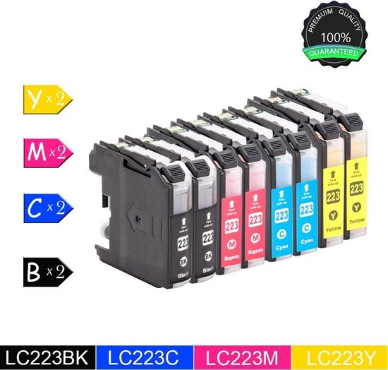 Tinnee 5X LC223 Cartucce D'inchiostro Di Ricambio Per Brother - Foto 4