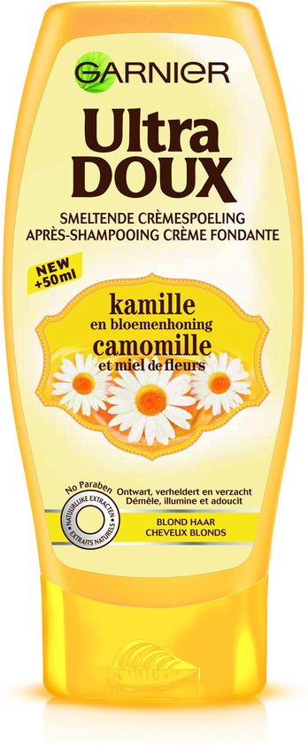 Garnier Ultra Dolce Balsam Mit Kamille & Honig – 200 Ml, Pflegend Für Glänzendes Haar