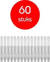 Dragon Darts - edgeglow - darts shafts - 20 sets (60 stuks) - short - clear  - dart shafts - shafts