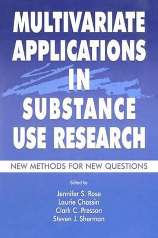 Multivariate Applications in Substance Use Research - cover