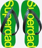 vaderdag slippers |  groen - geel | 39-41