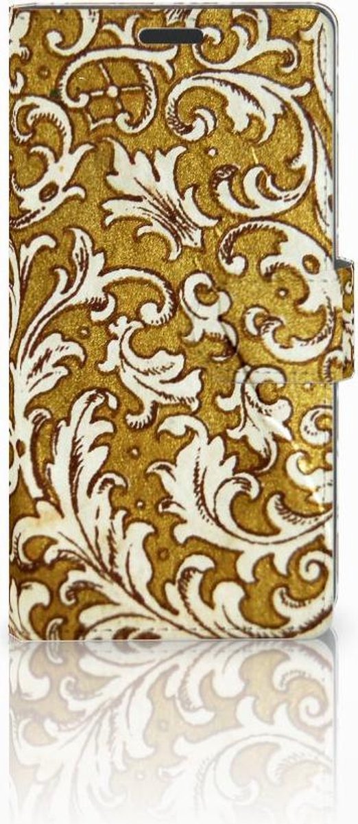 Wallet Case Sony Xperia Z3 Barok Goud