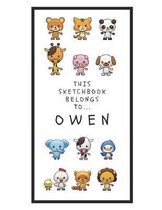 Owen's Sketchbook: Personalized Animals Sketchbook with Name