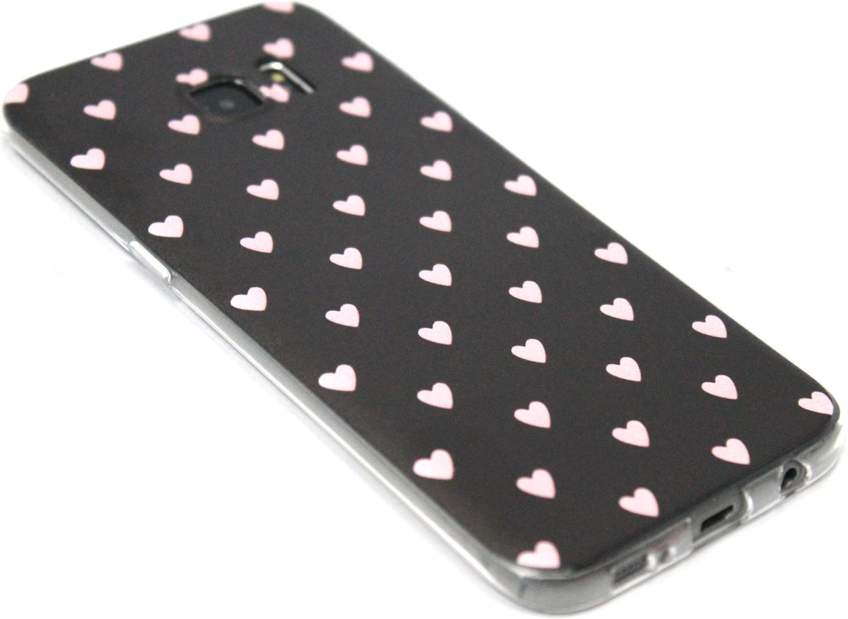 Kleine hartjes hoesje Geschikt voor Samsung Galaxy S7 Edge