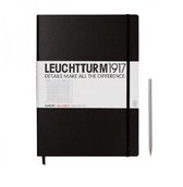 Leuchtturm1917 Notitieboek XL - Master Classic Geruit - Zwart