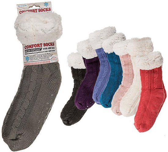 fluiten Lol Reden Comfortabele warme huissokken. De sokken hebben een zachte voering aan de  binnenzijde... | bol.com