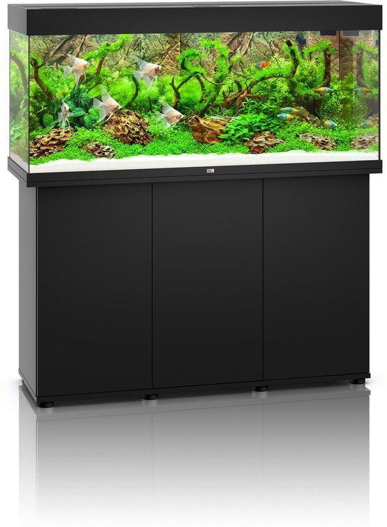 Juwel rio aquarium 121x55x41cm - 240l - zwart - zonder kast