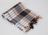 Hamamdoek, Hammamdoek "Classic" Zwart geruit (80x170 cm)