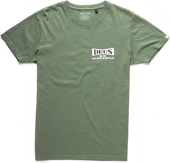 Deus Turnaround Tee Tshirt Heren Maat M Groen