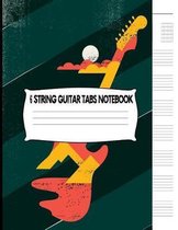 6 String Guitar Tab Notebook