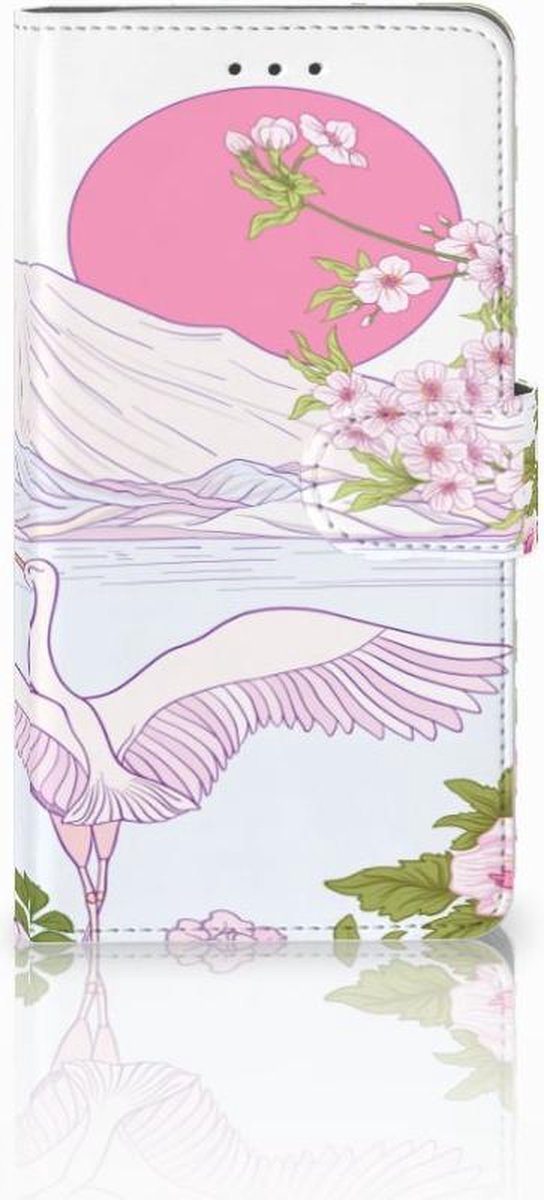 Samsung Galaxy J7 2016 Telefoonhoesje met Pasjes Bird Standing