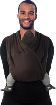 Babylargeonia draagdoek - Tri-cotti - Bruin bio - large