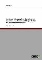 Montessori-Padagogik Im Gemeinsamen Unterricht Von Kindern Und Jugendlichen Mit Und Ohne Behinderung