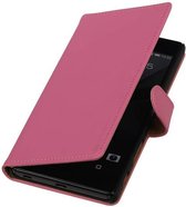 Bookstyle Wallet Case Hoesjes Geschikt voor Sony Xperia Z5 Premium Roze