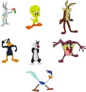 Looney Tunes - speelset 7 stuks +/-8 cm