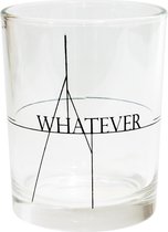 TAK Design Drinkglas Rock Whatever - Glas - Ø7 x 9 cm - Whatever