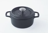 Invicta Ronde Braadpan - Gietijzer - zwart - 28cm