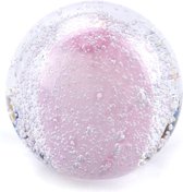 Glasobject Stardust bulb mini urn glas roze