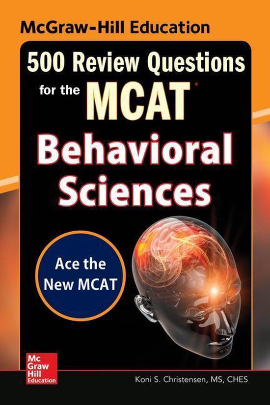 McGraw-Hill Education 500 Review Questions for the MCAT: Beh ... - cover