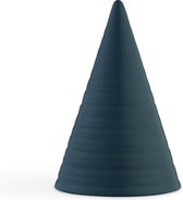 Kähler Design Glazed Cone - 15 cm - Donker Blauw
