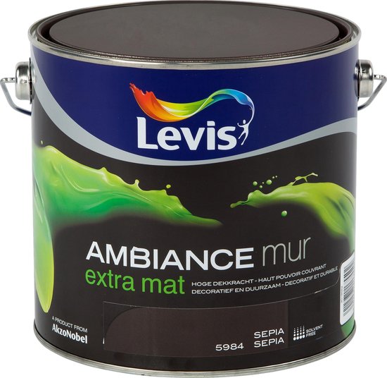 Levis Ambiance Muurverf - Extra Mat - Sepia - 2,5L