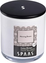 Spaas Geurkaars in glas met deksel - Morning Breeze - Cotton Blossom - 2 Stuks