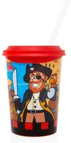10 x Piraten party beker (350ml) - leuk voor kinderfeestjes en traktaties