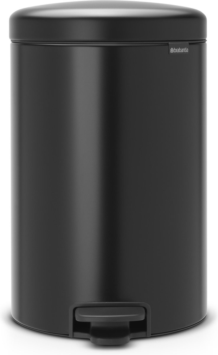 Goedkoopste Brabantia NewIcon Prullenbak - 20 liter - Matt Black
