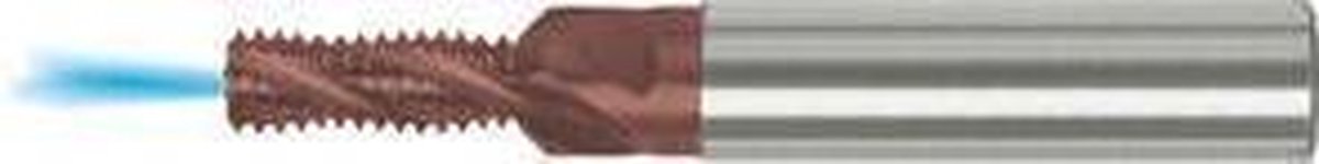 Draadfrees TMC-SP, voor binnendraad VHM TiCN-gecoat. HA/IK.R 2xd M 3 Gühring