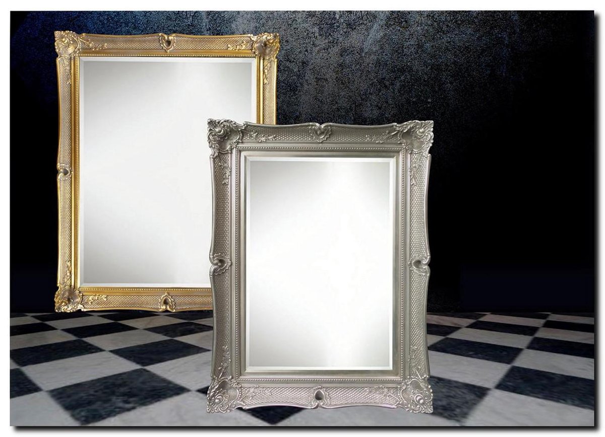 Grand miroir baroque Glenn Taille extérieure 104x130cm Or | bol