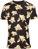 Pokémon - Heren allover print T-shirt - XL