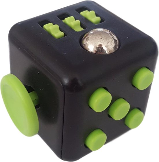 Smerig enthousiast Transformator Friemelbox Zwart/Groen - Stress Verminderende SpeelKubus - Rustgevend bij  Autisme &... | bol.com