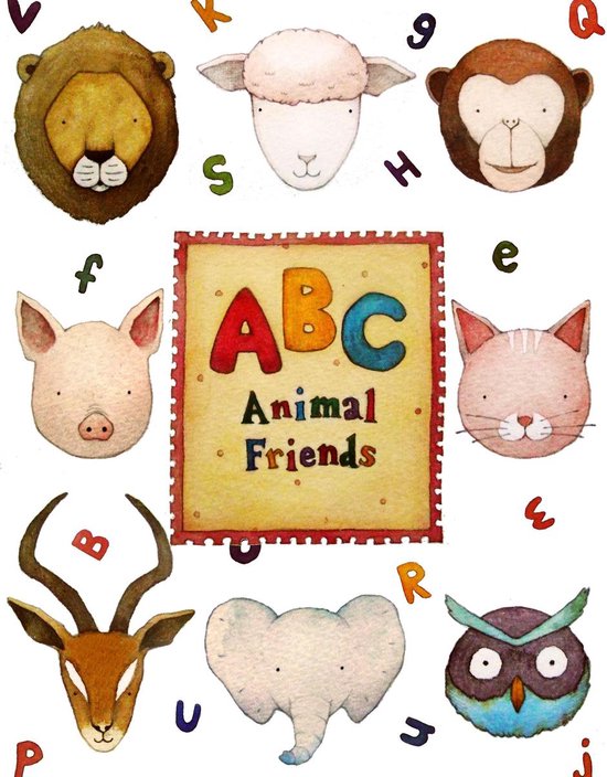ABC Animal Friends : Alphabet book for kids - cover