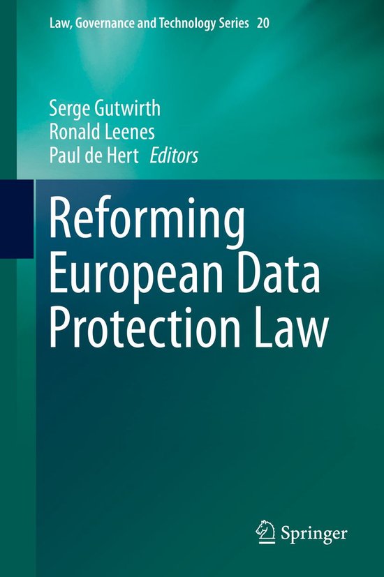 Law, Governance and Technology Series 20 - Reforming Europea ... - cover