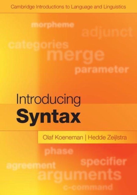 Boek cover Introducing Syntax van Olaf Koeneman (Paperback)