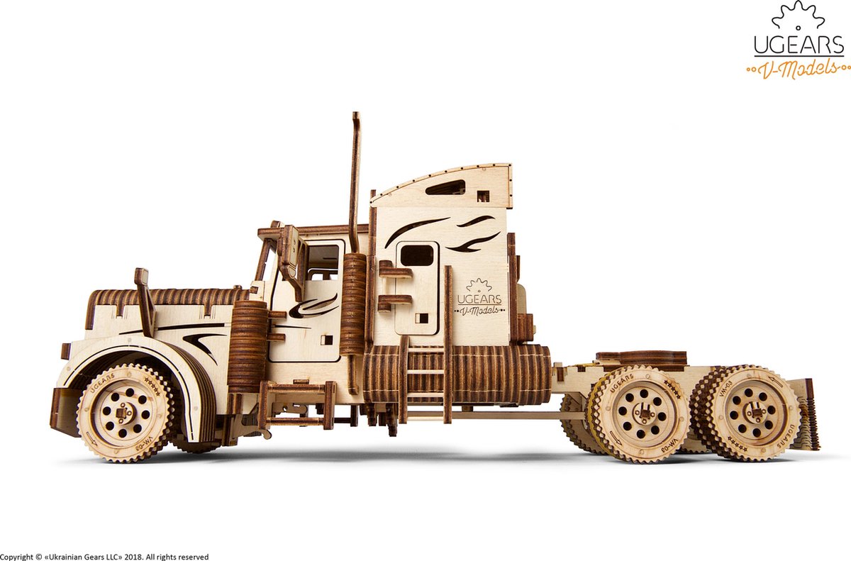 UGEARS Houten 3D Model - Heavy Boy Truck — afbeelding 3