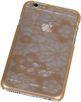 Apple iPhone 6 / 6S Hardcase Lotus Goud - Back Cover Case Bumper Hoesje