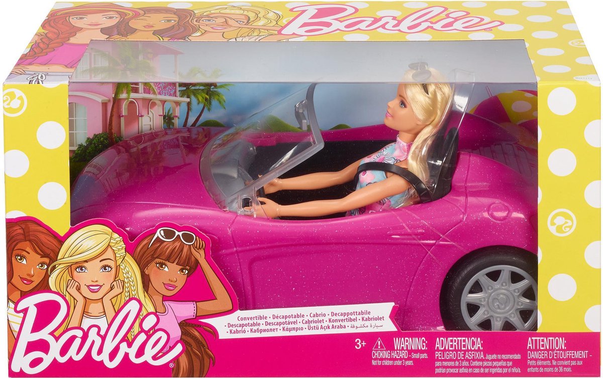 bol.com | Barbie Cabriolet met Barbiepop