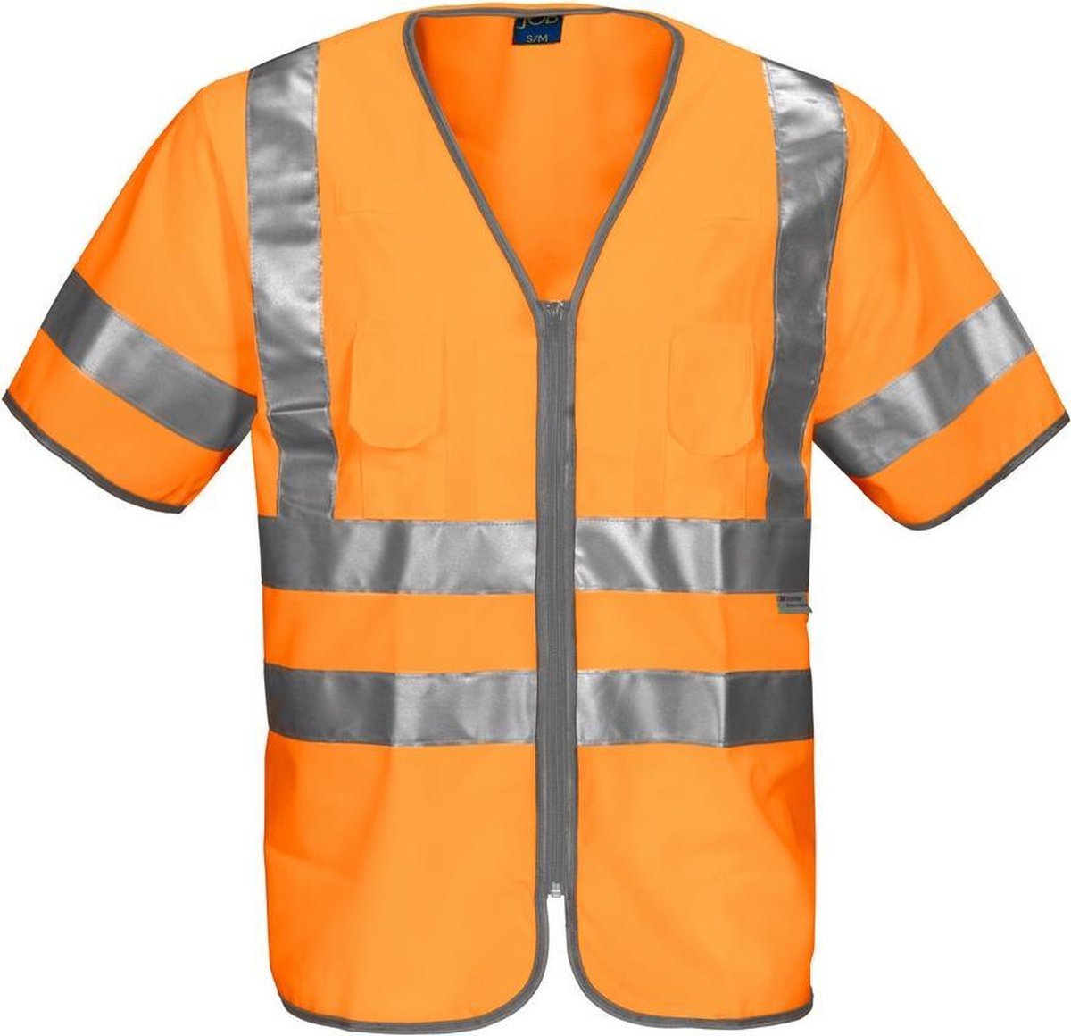 ProJob 6707 SIGNALISATIEHESJE MET MOUWEN EN ISO 20471 KLASSE 3 646707 - Oranje - L/XL