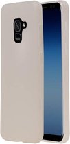 TPU Hoesje Back Cover voor Galaxy A8 / A5 (2018) Wit