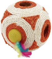 Kerbl Sisal Speelbal met Veer Ball 12cm