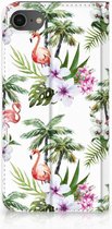 Wallet Case iPhone SE (2020/2022) | 7/8 Hoesje Flamingo Palms