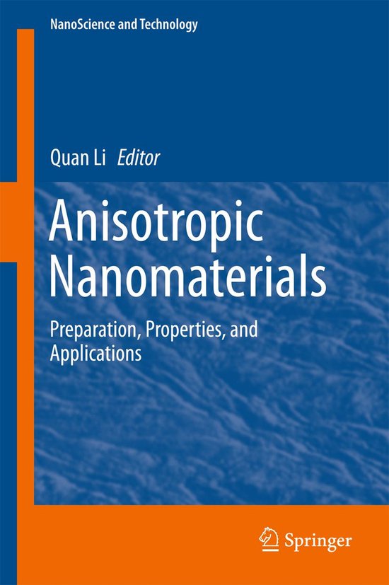 NanoScience and Technology - Anisotropic Nanomaterials - cover