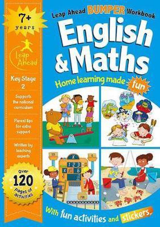 Foto: Leap ahead bumper workbook 7 years english maths