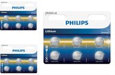 18 Stuks (3 blisters a 6st) - 6-Pack Philips CR2032 3v lithium knoopcelbatterij