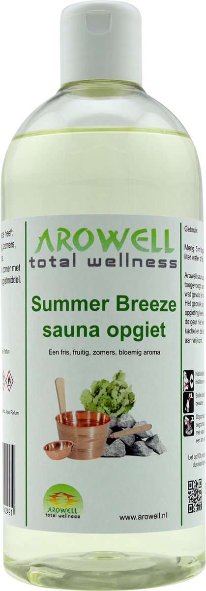 Goedkoopste Arowell - Summer Breeze - Sauna opgiet - Saunageur - 500 ml