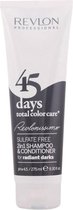 Revlon - 45 DAYS 2in1 shampoo&conditioner for radiant darks 275 ml